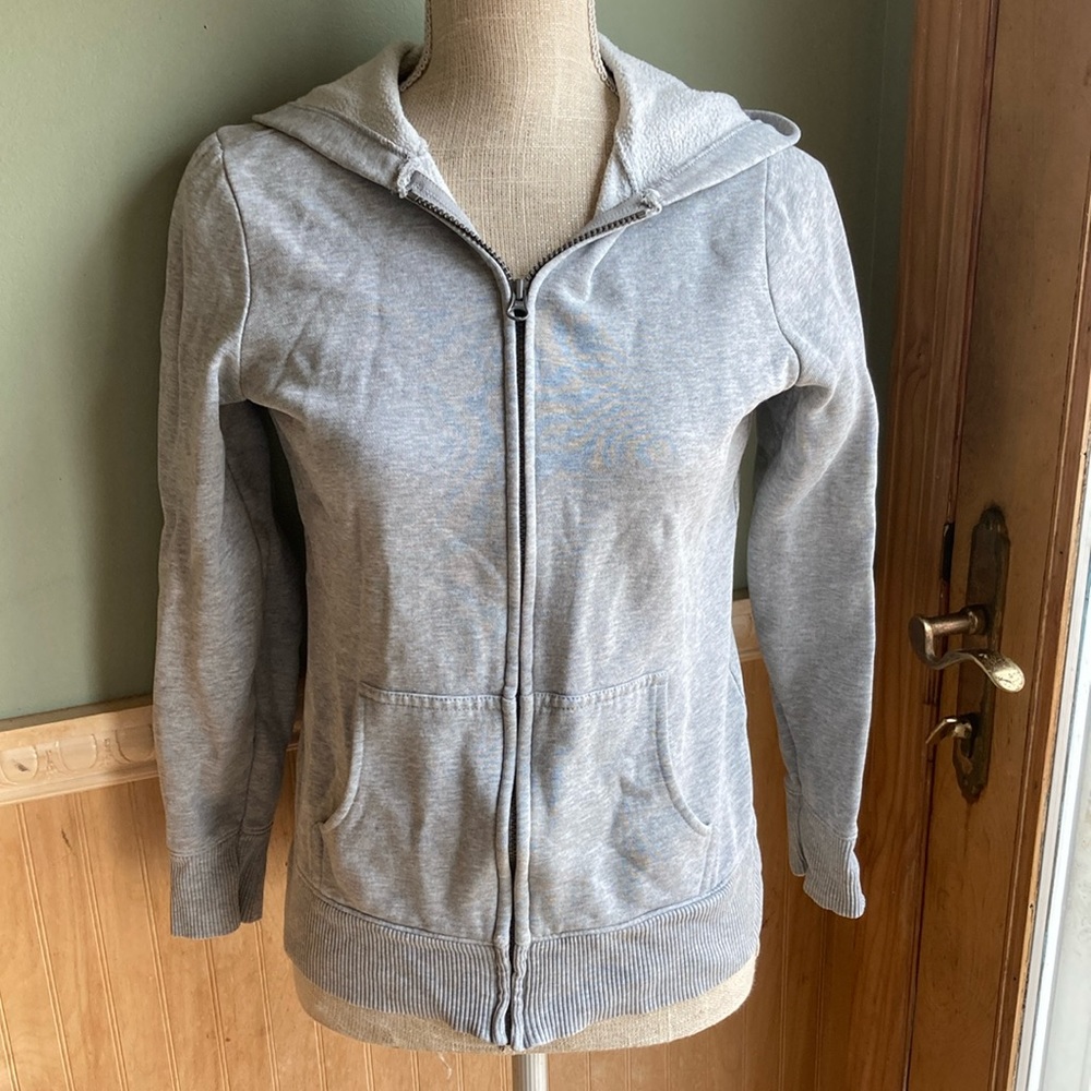 Old Navy Gray Zip-Up Hoodie